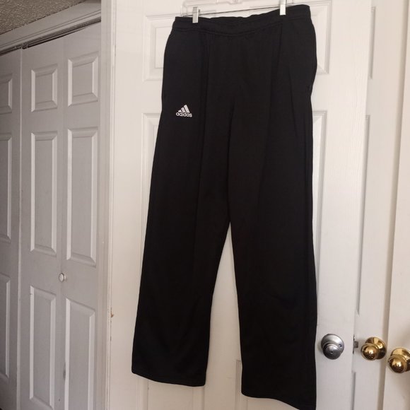 adidas Pants Adidas Mens Sweatpants Climawarm Black 3 Striped Pants